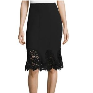 Rebecca Taylor pique flounce skirt